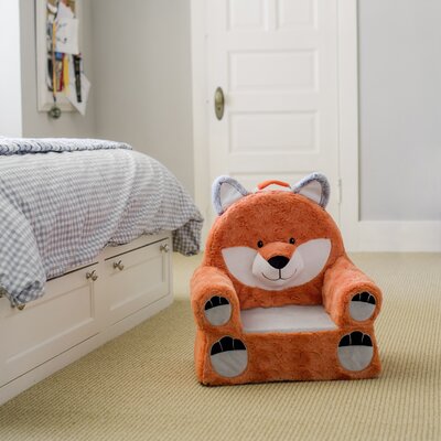 plush fox chair